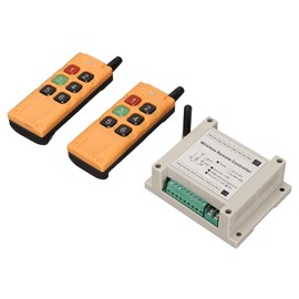 Elprico DC12V 6CH 433MHz RF Radio Relay Remote Control LED Light Switch Relay Radio Transmitter Receiver Kit with 2 Relay Receivers