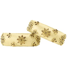 Aheli Stone Studded Metal Chura Chuda Bangle Set for Women Girls Wedding Bridal Indian Traditional Ethnic Jewelry