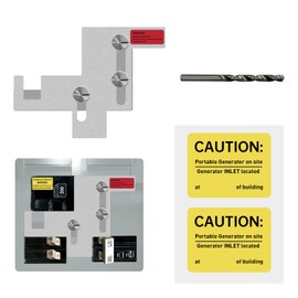QYZZRS Generator Interlock kit Compatible with Murray or Siemens 150 amp or 200 amp Panels, 7/8-1 1/4 inches Spacing Between Main & Branch Breaker
