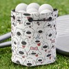 Golf Valuables Pouch | Store 12-18 Balls Valuables Organizer Tee