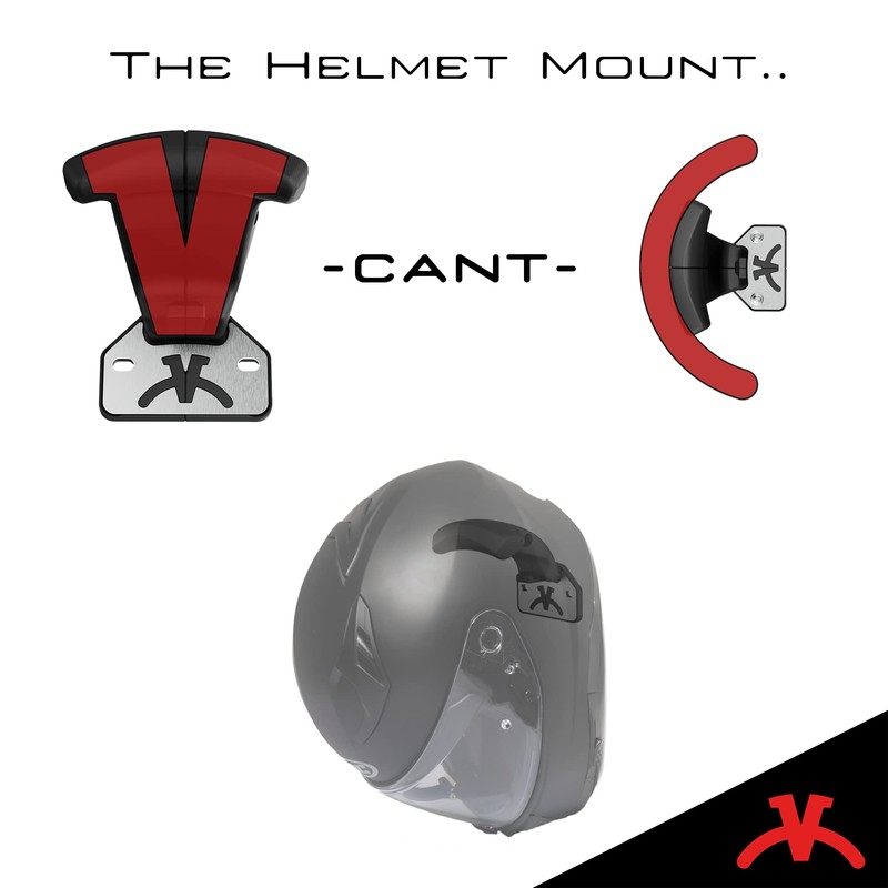 V-Cant-C Helmet Holder - The Invisible Motorcycle Coat Rack -