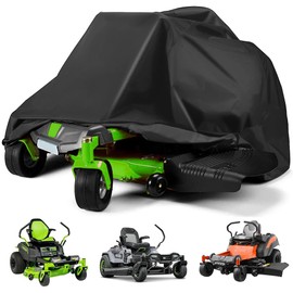 Outdoor Zero-Turn Mower Cover,Zero Turn Cover,Universal Fit Lawn Mower Covers,Zero Turn Mower Accessories,Waterproof UV Protection Cover Universal Fits Up to 60”Mower Decks