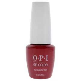 OPI Gel Color Tell Me About It Stud GC G51B Gel Color Esmalte, Rojo, 7.5 ml                                                                           