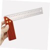 VILLFUL L-shaped Angle Ruler 90 Degrees 250mm Square Ruler Protractor