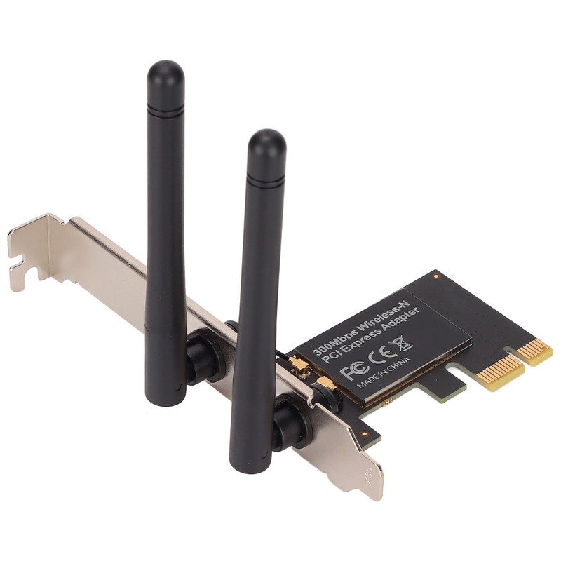 PCIe WIFI Card 11N Technology 2 Gain Antennas 802.11b/g/n 300Mbps