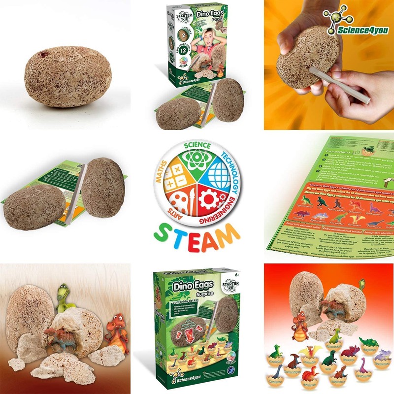 Science4you - Starter Kit di Uova di Dinosauro - Kit