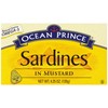 Ocean Prince Sardines in Mustard, 4.25-Ounce Cans (Pack of 12)