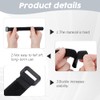 GORGECRAFT 30Pcs Soccer Goal Net Attachment Straps Black Soccer Net