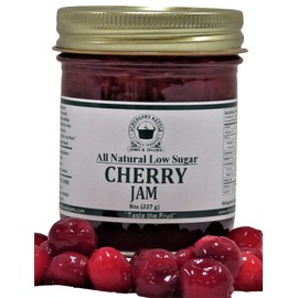 Cherry Jam, All Natural/Low Sugar, 8 oz
