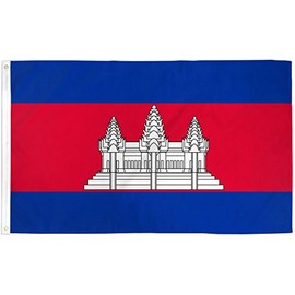 Cambodia Flag 3x5ft Poly - INTERNATIONAL FLAGS
