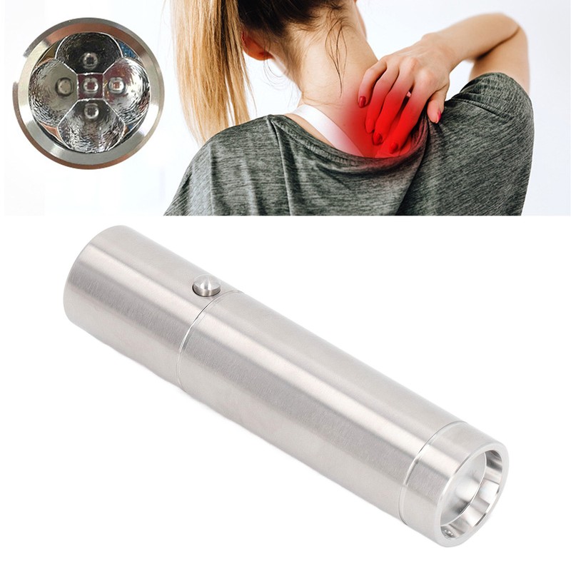 Therapy Flashlight Stainless Steel 2200mah 7W USB Charging 5 Beads