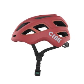 CRNK Veloce Bicycle Helmet - Lightweight & Stylish Unisex Helmet for E-Bike, Road Bike & Mountain Bike - In-Mold Construction for Shock Absorption - Magnetic Closure & Adjustable Straps - Red - L