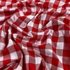 Richcheck 60" Gingham Check 1" Red, Fabric by the Yard