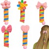 XINYUICEAN Diademas en Espiral para Niñas, 5 Pcs Gomas para