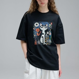 Grumpy CAT Oversized Unisex T-Shirt – Soft and Comfy Tee for Cat Lovers, Cat Enthusiasts