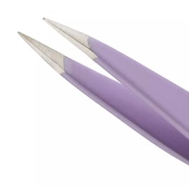 PinzaMan 핀저만 미니 슬랜트 및 포인트 팁 핀저 - 눈썹용 핀셋 세트 여행용 얼굴 털용 Finger Mini Slant and Point Tip Tweezers - Eyebrow Tweezers Set for Travel Facial Hair