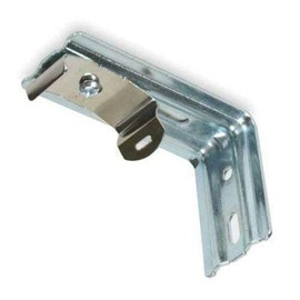 Finova Qty 3 Vertical Blind Wall Mount 1 1/2 Inch C Clamp Brackets Set of 2, Silver Set of 2