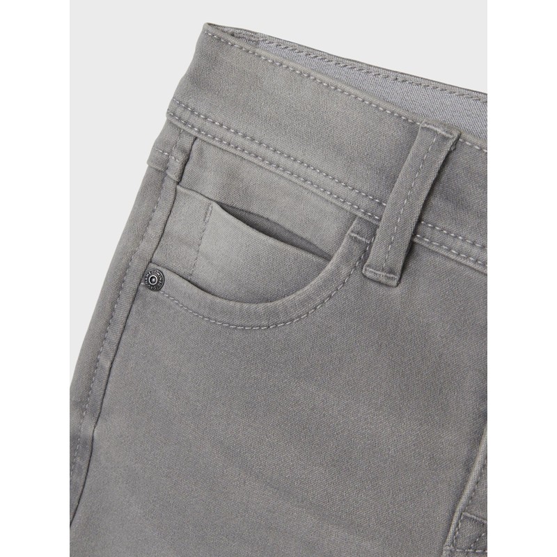Name It Boys' Denim Shorts, Medium Grey Denim