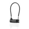 4 Digit Combination Padlock Outdoor Waterproof Steel Cable Code Padlocks