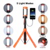 MUMTOP Camping Light with Tripod, Rechargeable LED Work Light, 2500