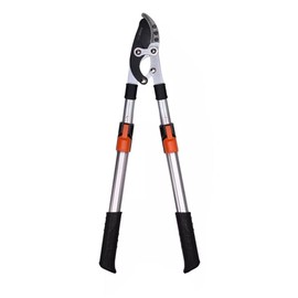 Edward Tools Extendable Anvil Lopper 28” - 35” - 1 1/2” Diameter Branch Cutter - Comfort Rubber Grip - Teflon Non stick blade - Aluminum Handles