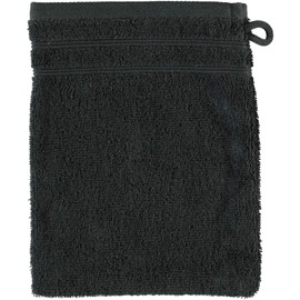 Kleine Wolke Royal Cotton Wash Mitt (6.3 X 8.3, Black)