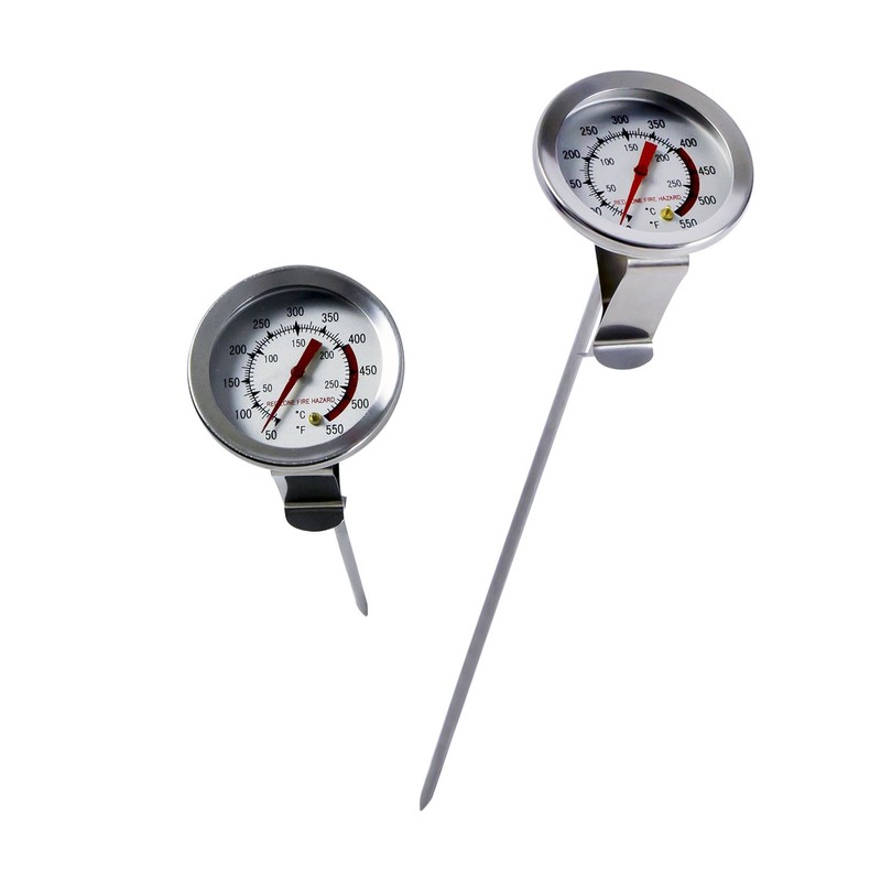 Chard DFT-12 Deep Fry Thermometer, 12 Inch, Stainless Steel