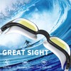 Whale Polarized Swim Goggles, GE Anti-Fog Anti-UV Protection No Leaking