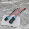 Micro Traders 4PCS 2-Pin Car Fan Plug Wiring Harness Male