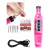 Nova Pulidor Drill Para Uñas Estudiantil Esmeril Usb + 6 Puntas