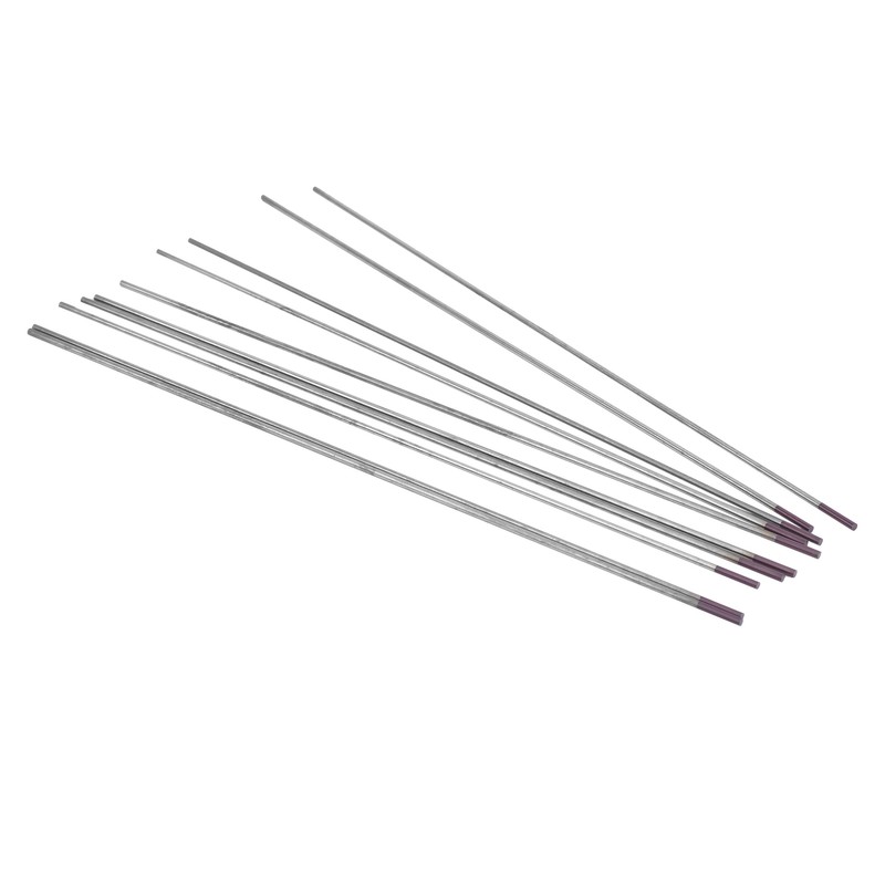 10Pcs Welding Tungsten Electrode Rod Zirconium Arc Needle Equipment Purple