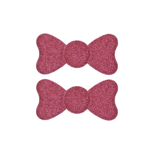 KAMIPITA (Value 2 Piece Set) Cute Hair Clips, Velcro Hair