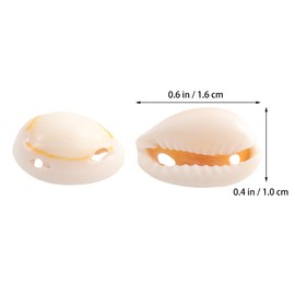 SEWACC Colgante De Concha Marina Natural De 1 6 Cm Para Pendientes Collares Y Bisutería (50 Unidades)