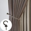 pson 4Pcs Curtain Holdbacks, Wall Mounted Zinc Alloy Drapery Tieback