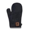 BO877001 Barbary & Oak Denim Single Oven Glove with Leather