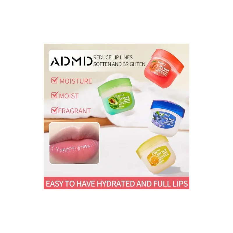 Set Hidratante De Labios Con Varias Frutas, Paquete Con