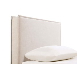 Coaster Home Furnishings - Izzy - Wood - Upholstered Panel Headboard with Flange Details, Foam Padding and Contemporary Style - Bedroom - Twin Size - Sand - 315985T
