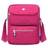 GFM® Womens Nylon Waterproof Cross Body Shoulder Bag - Pink