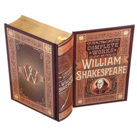 Shakespeare Book Safe - Leather-bound with Magnetic Closure
