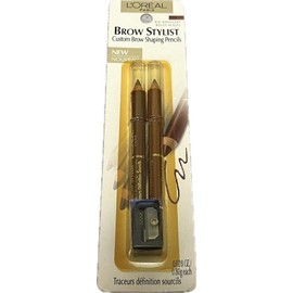 L'Oréal 1 DUO PACK LOREAL CUSTOM BROW SHAPING PENCILS 0.028 OZ EA *SEE DESCRIPTION*