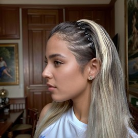 Dresyu Zig Zag Headbands for Women Men Non-slip Plastic Hairbands Shark Teeth Hair Comb Wavy Headband Hair Hoop for Workout Washaing Face