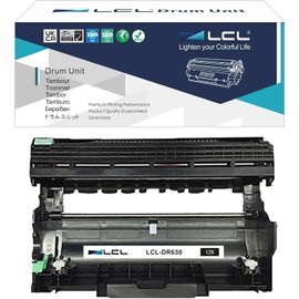 LCL DR630 Drum Replacement for Brother DR 630 DR-630 Drum Unit for HL-L2300D HL-L2320D HL-L2340DW HL-L2360DW HL-L2380DW HL-L2305W DCP-L2540DW DCP-L2520DW MFC-L2705DW MFC-L2707DW Printer (1-Pack)