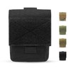 Waist Bag, Black Nylon EDC Pouch Pocket Organizer, Small Universal