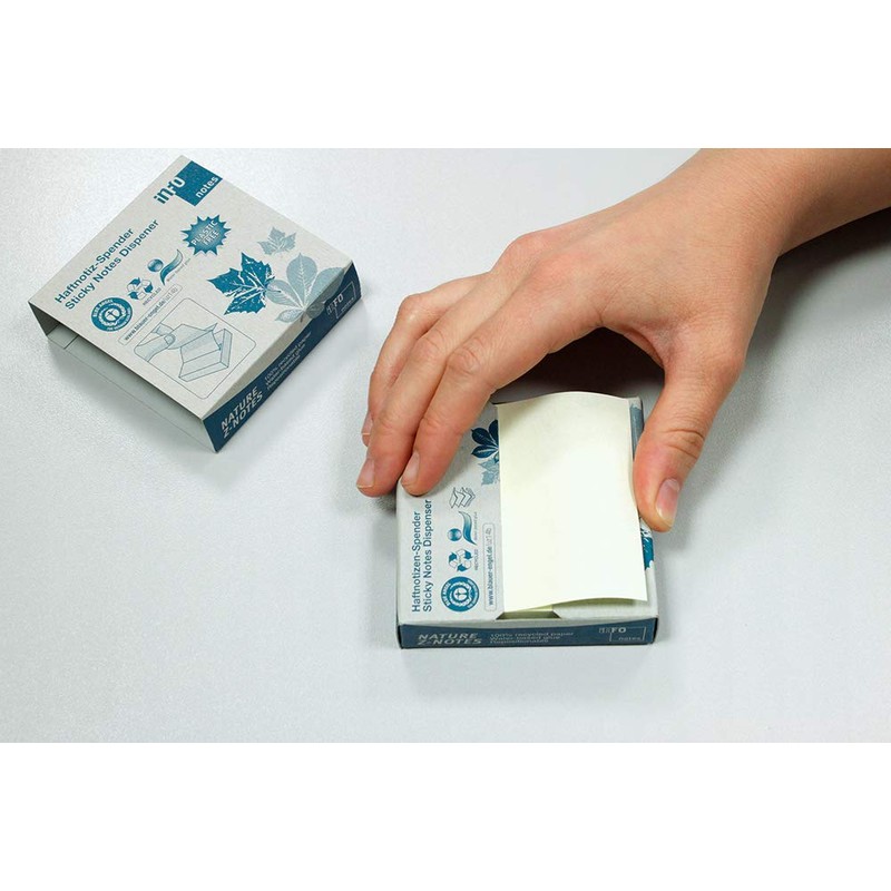 inFO Notes Recycled Sticky Notes in Z Fold, 75 x