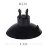 Pawfly 20 Piece Black Aquarium Suction Cup Clips 3/16" Airline