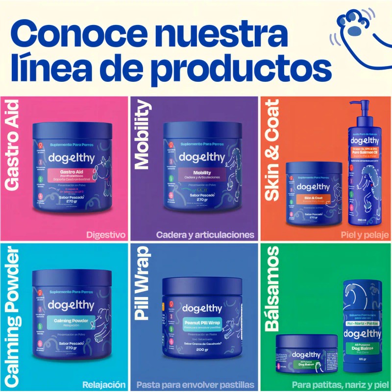 Dogelthy Aceite de Salmón Omega 3 para Perros 450 ml