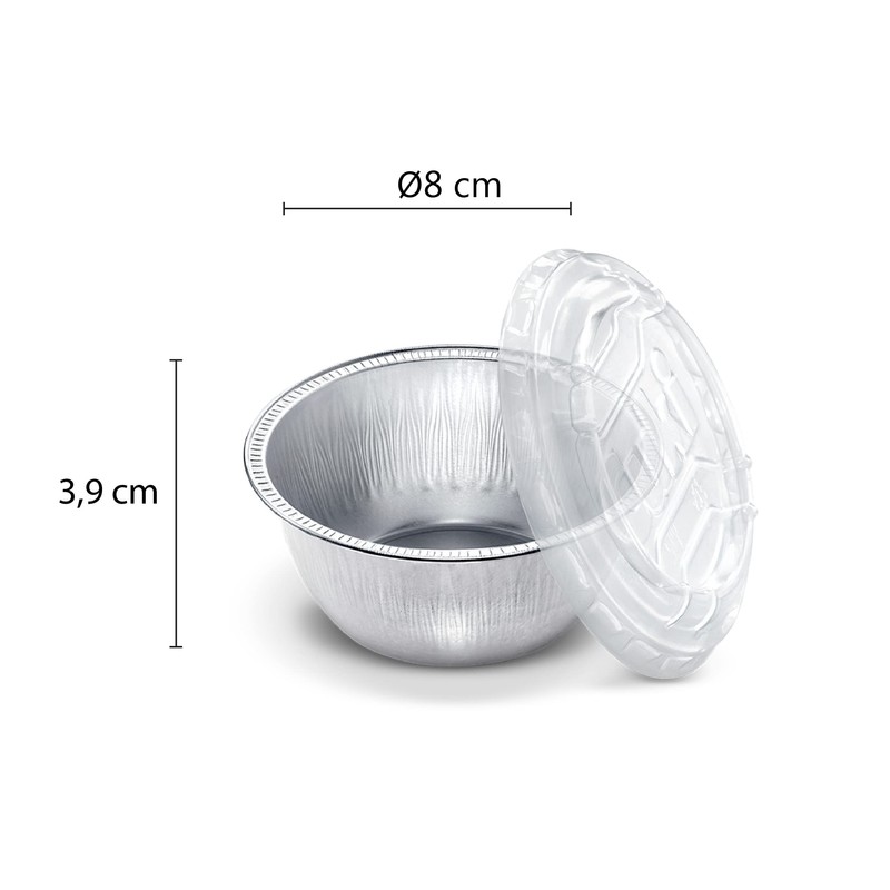 Cuki 6 Packs of 10 Aluminium Bowls with Super Strong