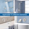 Airuida Round Single-Function Shower Handle Valve Trim Kit Shower Valves