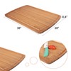 Extra Large Bamboo Cutting Board, 30" X 20" X 0.8"