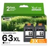 Valuetoner 63XL Black Ink Cartridge Compatible for HP Ink 63